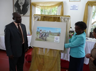 Kenya stamp launch