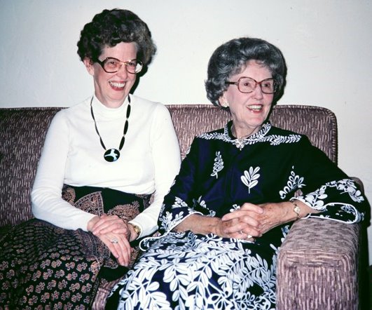 Joy Mills & Virginia Hanson 1980